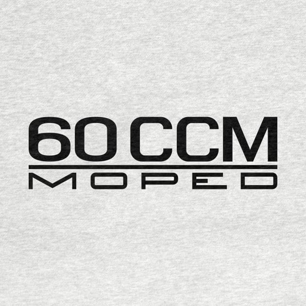 60cc moped emblem (black) by GetThatCar